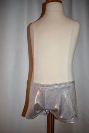Silver Sparkle Dance Shorts