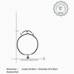 Silver Spectrum In Oxidized Silver Anklet For Women