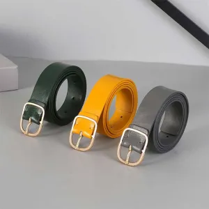 Simple fashion ladies belt (mixed color)