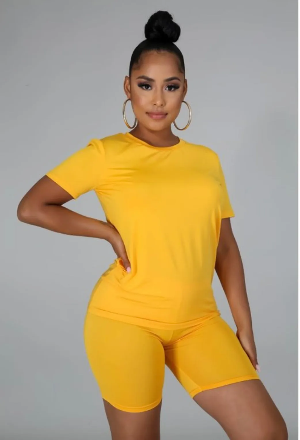 Simple Me Tummy Control Lounge Shorts Set