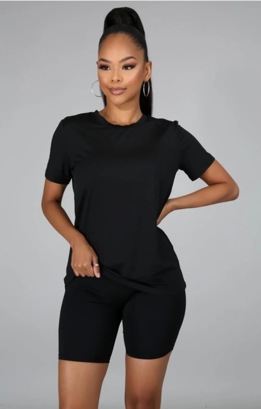 Simple Me Tummy Control Lounge Shorts Set