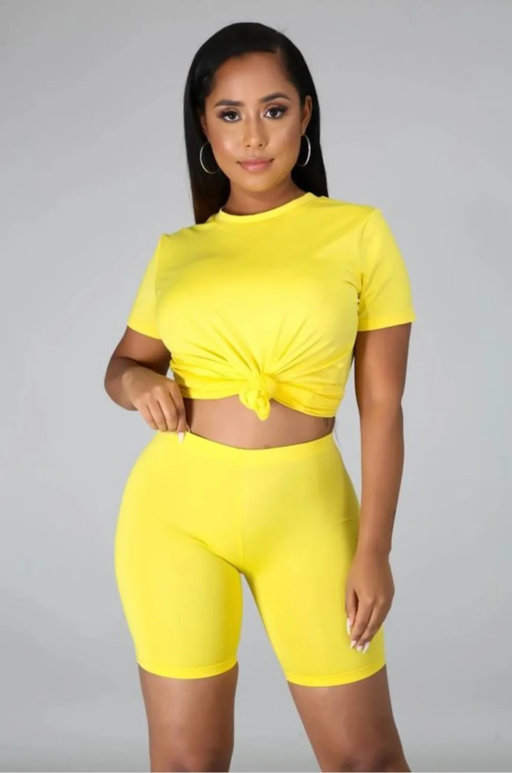 Simple Me Tummy Control Lounge Shorts Set