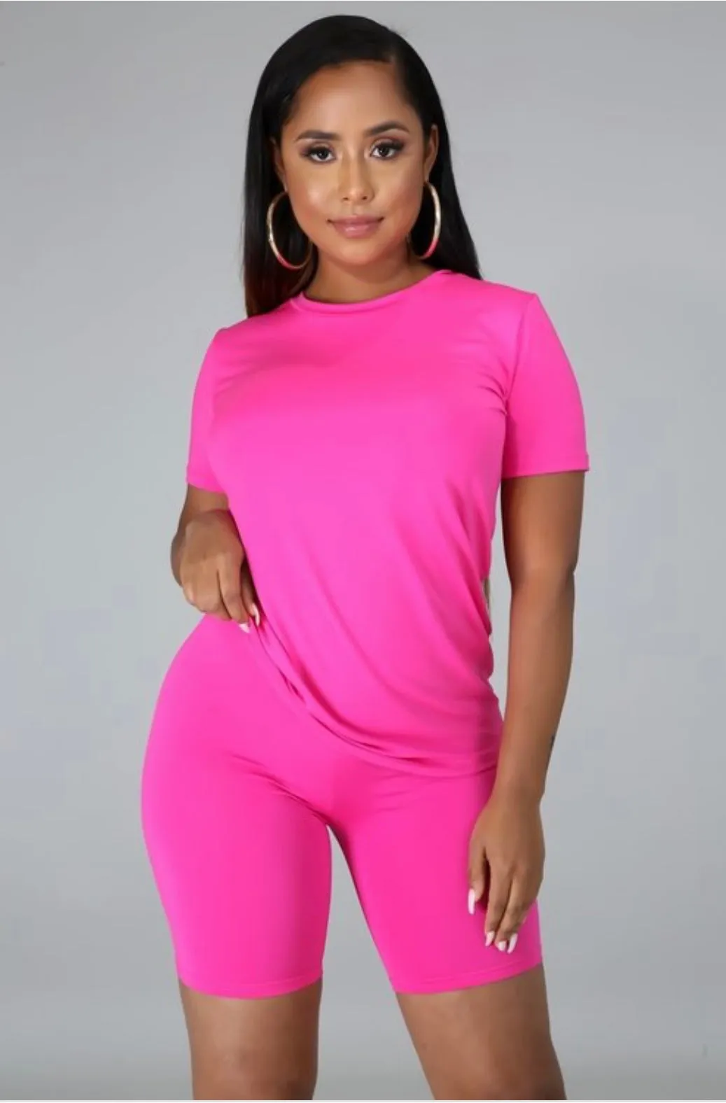 Simple Me Tummy Control Lounge Shorts Set