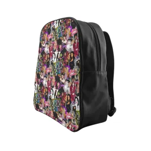 Singing girl Collage Backpack - Made to Order
