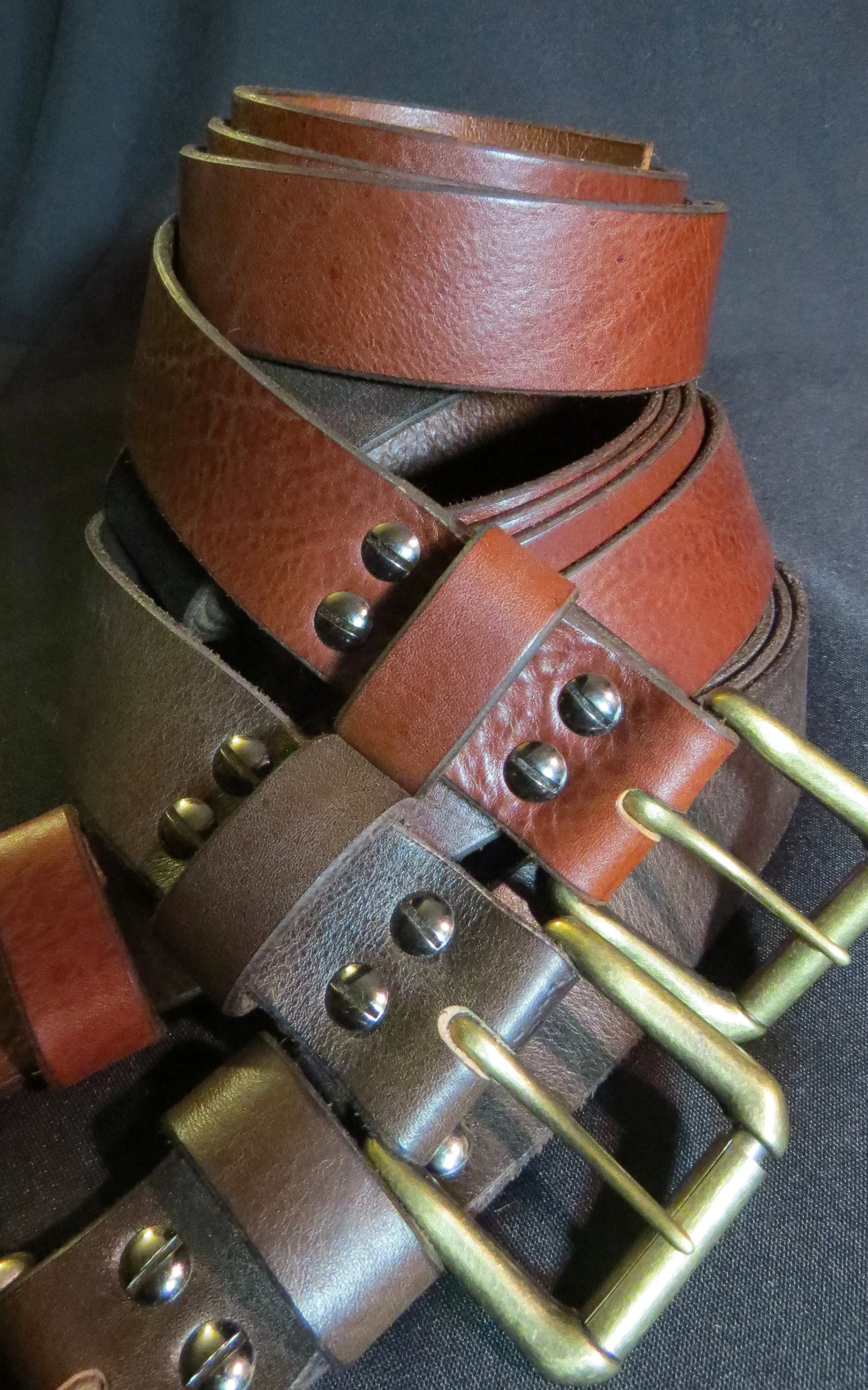 Single Layer Leather Work-Dress Belt