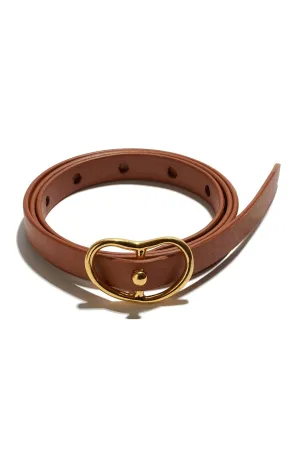 Skinny Georgia Belt in Tan