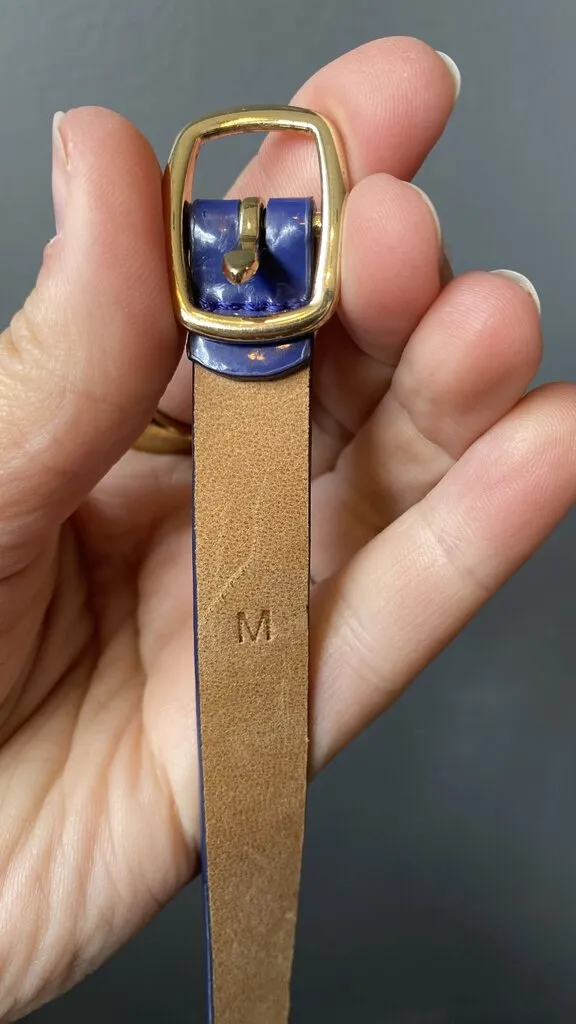 Skinny Patent Belt