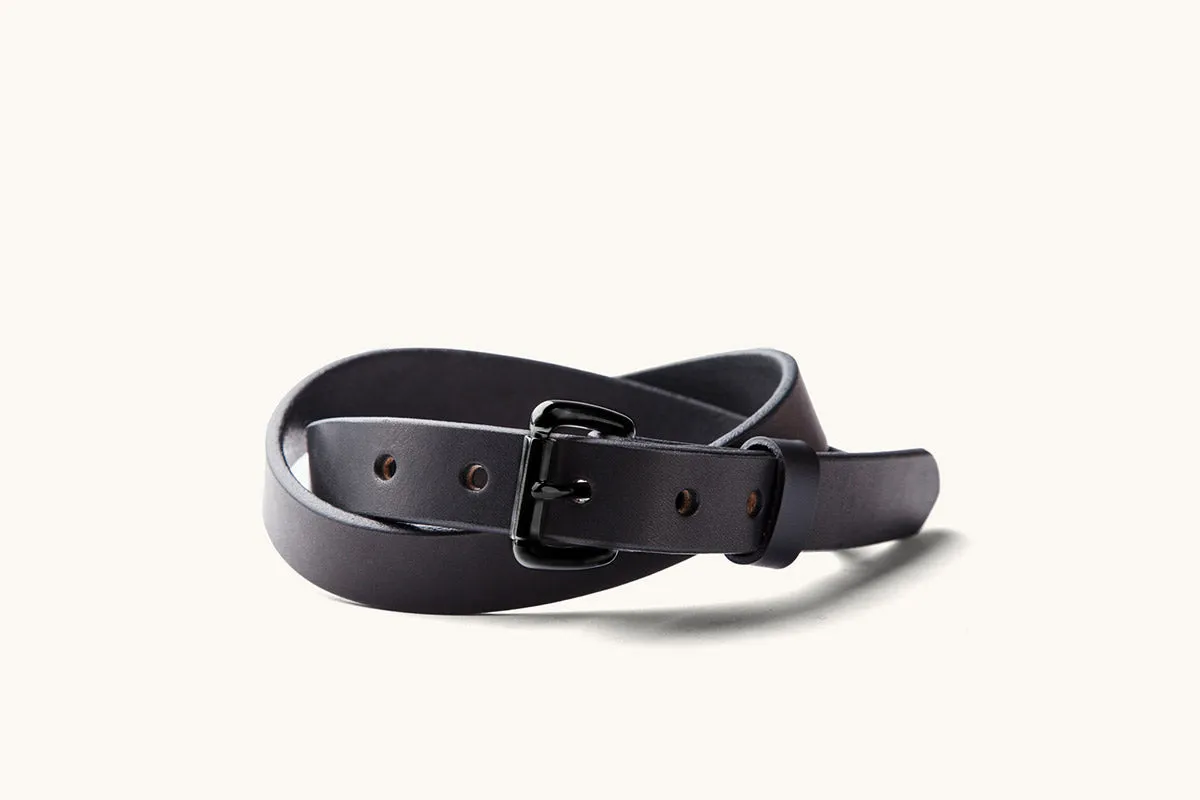 Skinny Standard Belt - Black