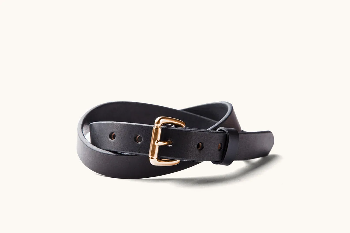 Skinny Standard Belt - Black