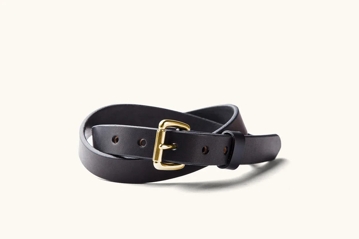 Skinny Standard Belt - Black