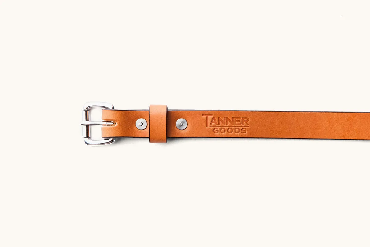 Skinny Standard Belt - Saddle Tan