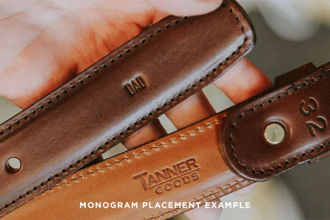 Skinny Standard Belt - Saddle Tan