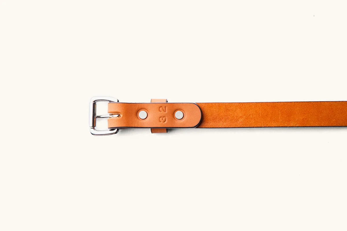 Skinny Standard Belt - Saddle Tan