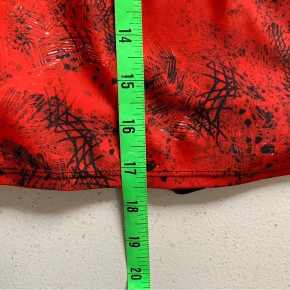 Skort Obsession Women’s Size Large Red Alert Activewear Skirt Skort NWT