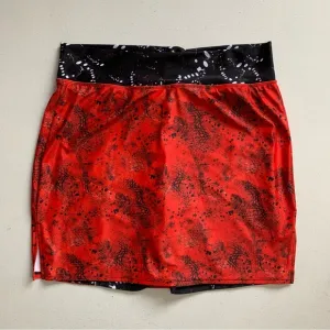 Skort Obsession Women’s Size Large Red Alert Activewear Skirt Skort NWT
