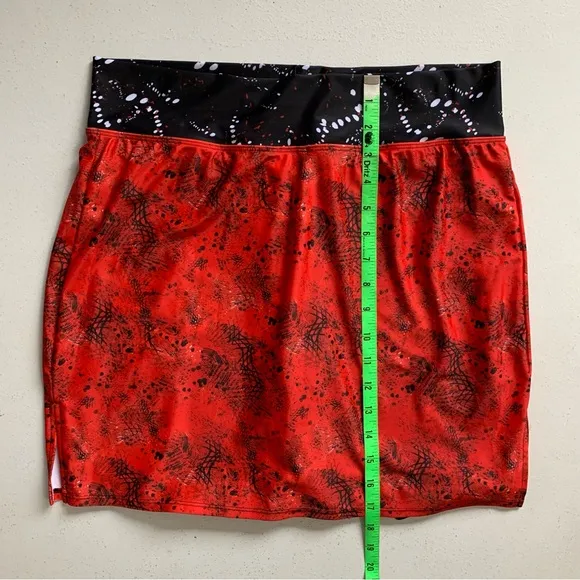 Skort Obsession Women’s Size Large Red Alert Activewear Skirt Skort NWT