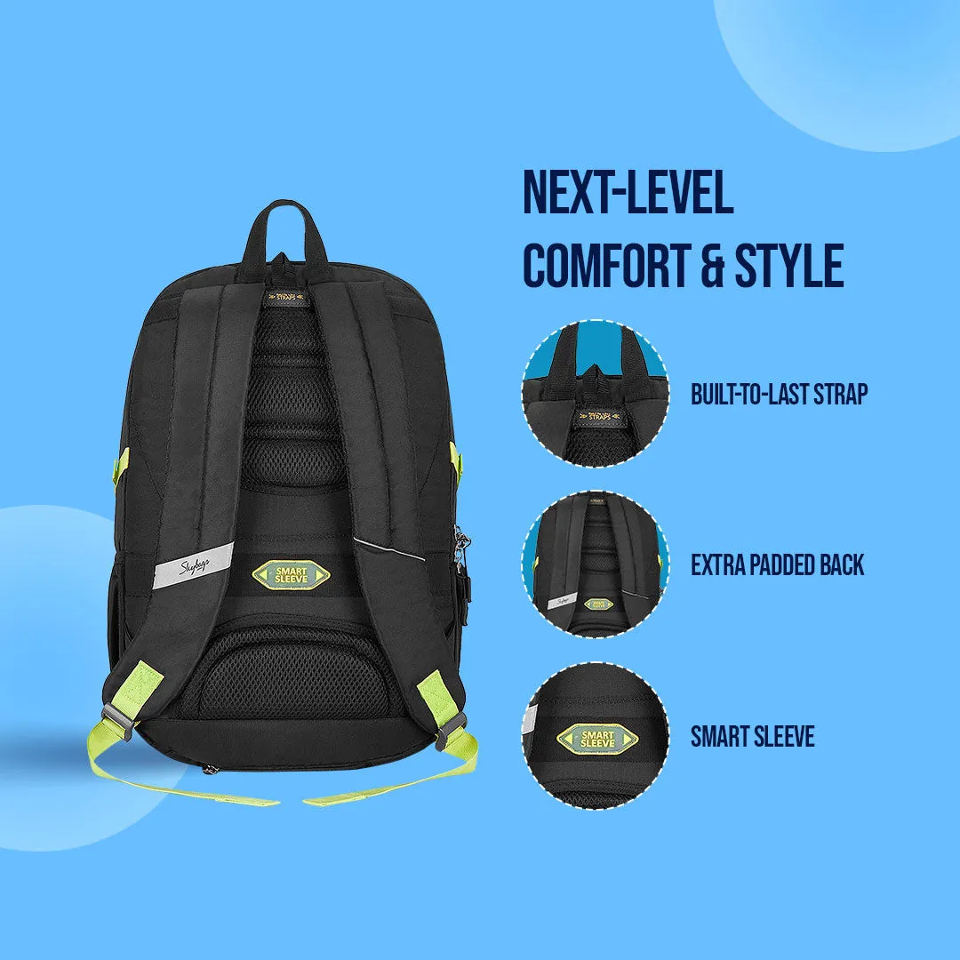 Skybags Chaser 02  Laptop Backpack (H) Black