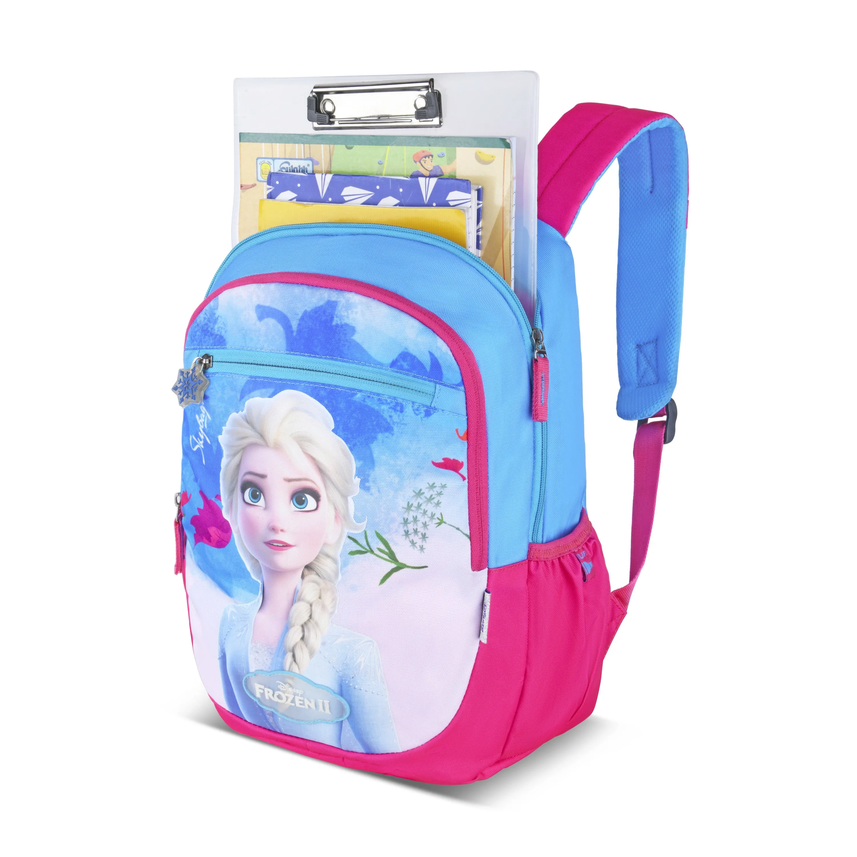 Skybags Elsa Champ  02 School Bp Blue And Pink