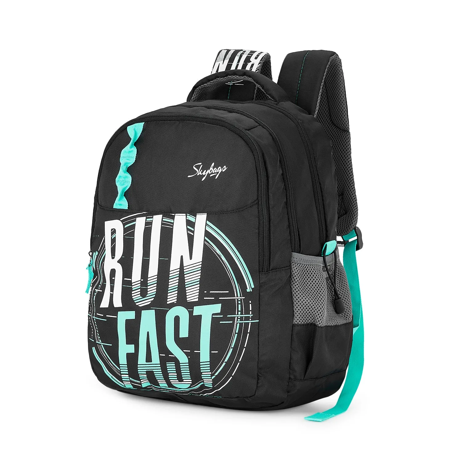 Skybags New Neon 22  06 School Backpack Black
