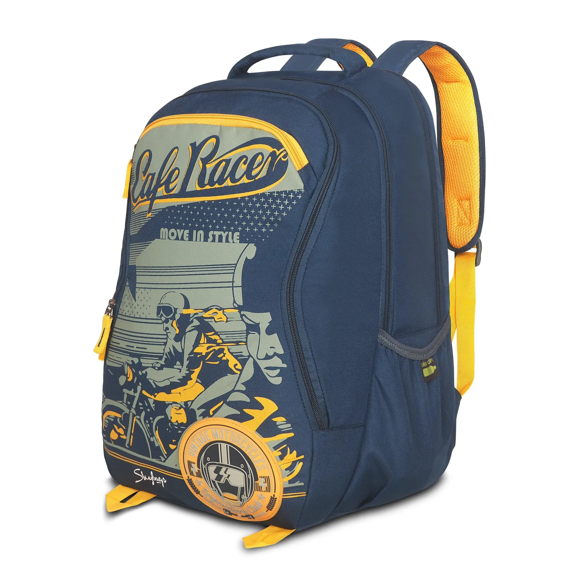 Skybags Offroader Pro  Laptop Backpack  Navy Blue