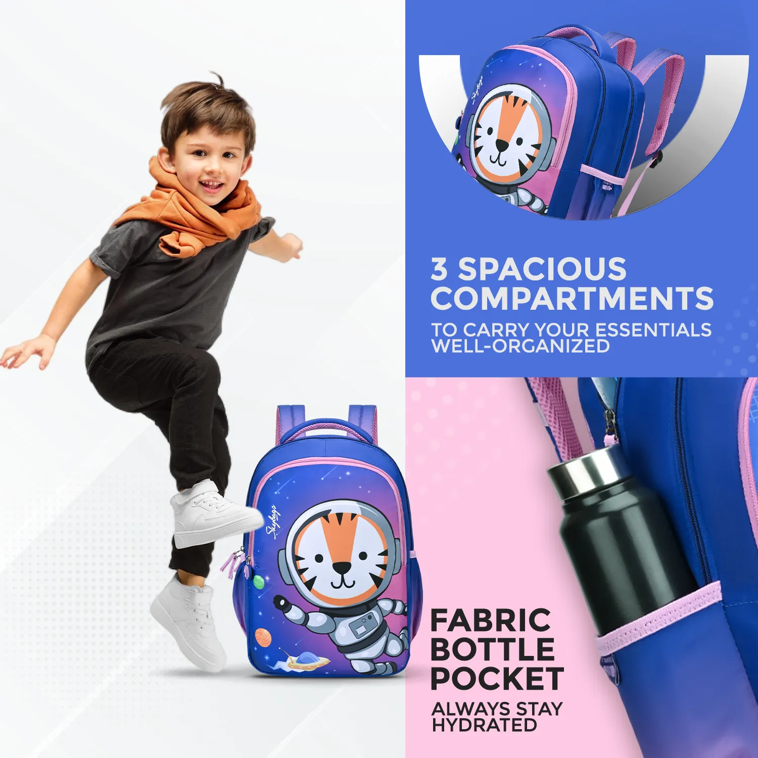 Skybags SNUGGLE 01  SCHOOL BACKPACK