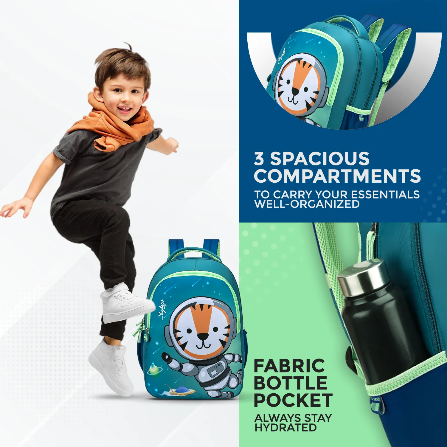 Skybags SNUGGLE 01  SCHOOL BACKPACK