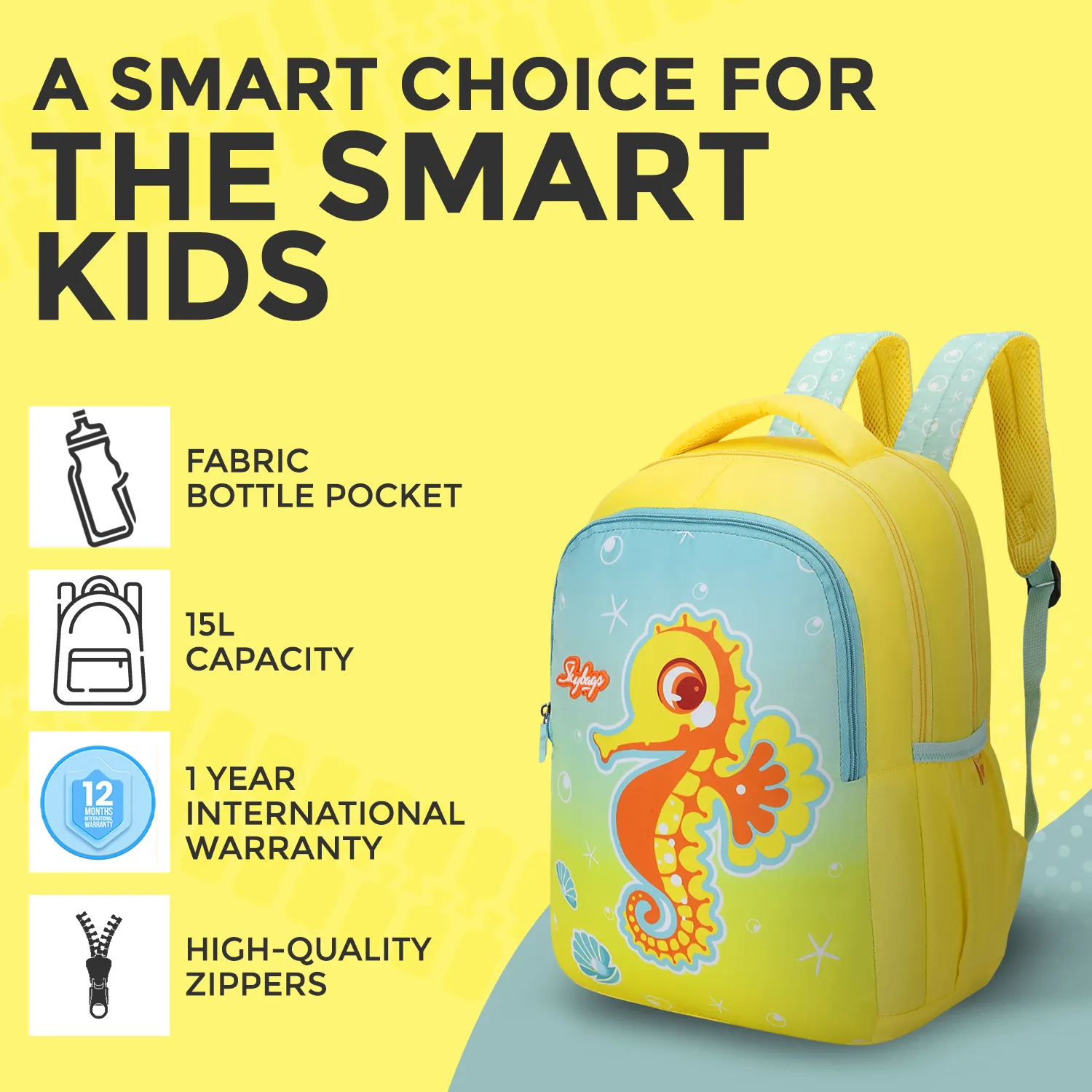 Skybags SNUGGLE 01  SCHOOL BACKPACK