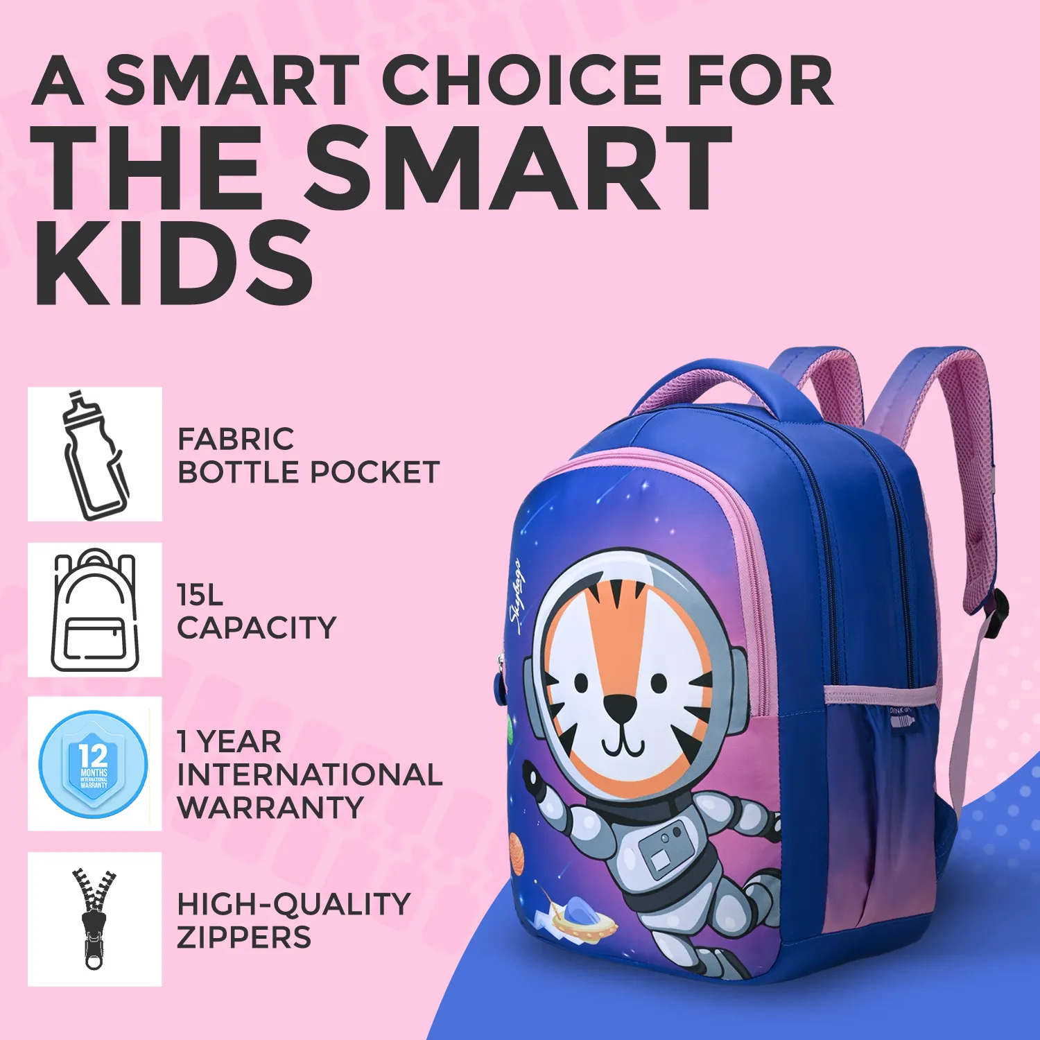 Skybags SNUGGLE 01  SCHOOL BACKPACK