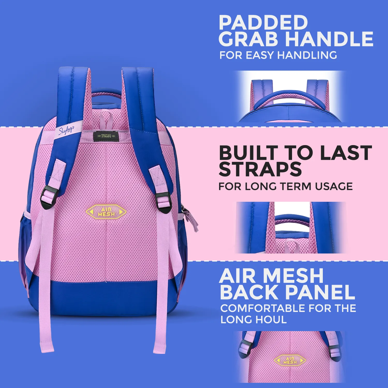 Skybags SNUGGLE 01  SCHOOL BACKPACK