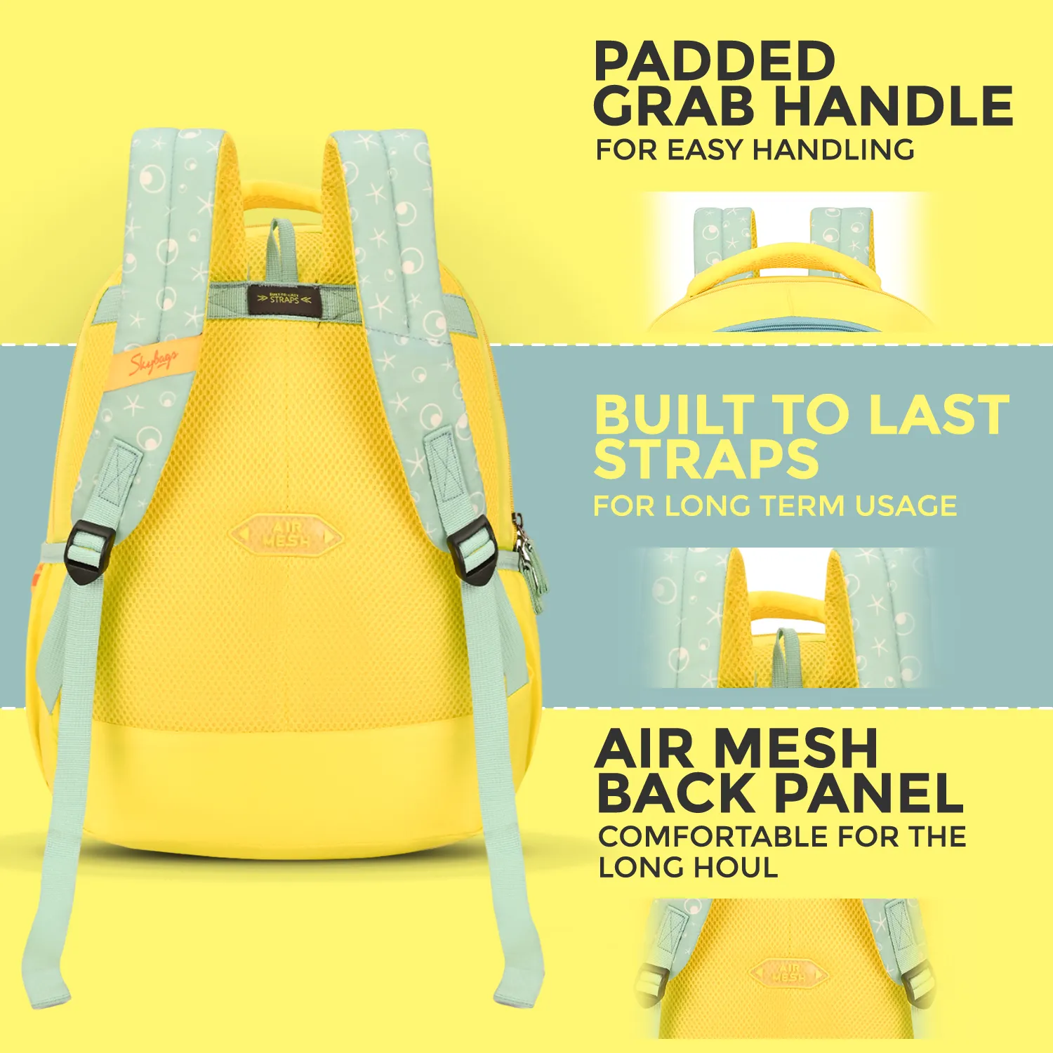 Skybags SNUGGLE 01  SCHOOL BACKPACK