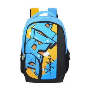 Skybags Squad Pro 04  School Backpack Sky Blue