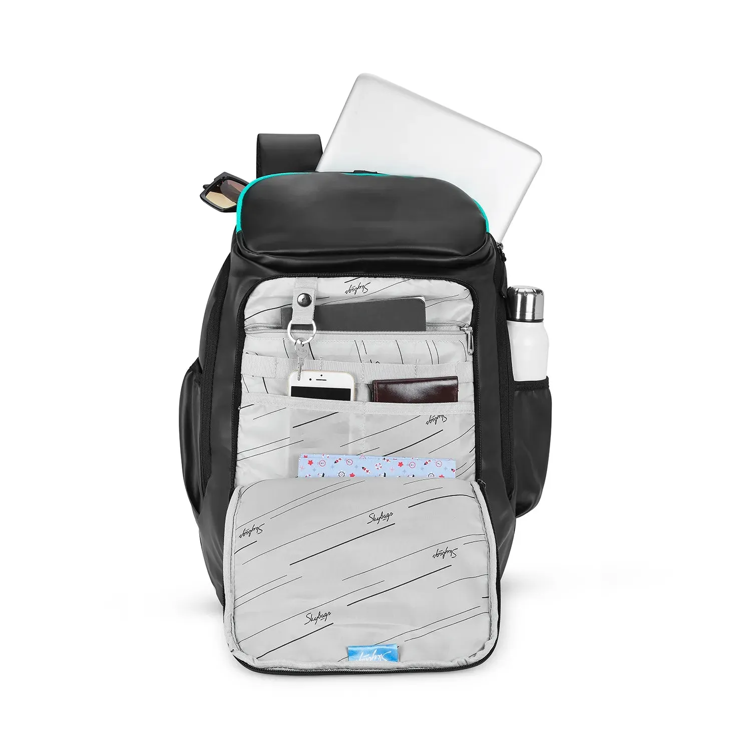 Skybags Valor NXT  02 Laptop Backpack Black