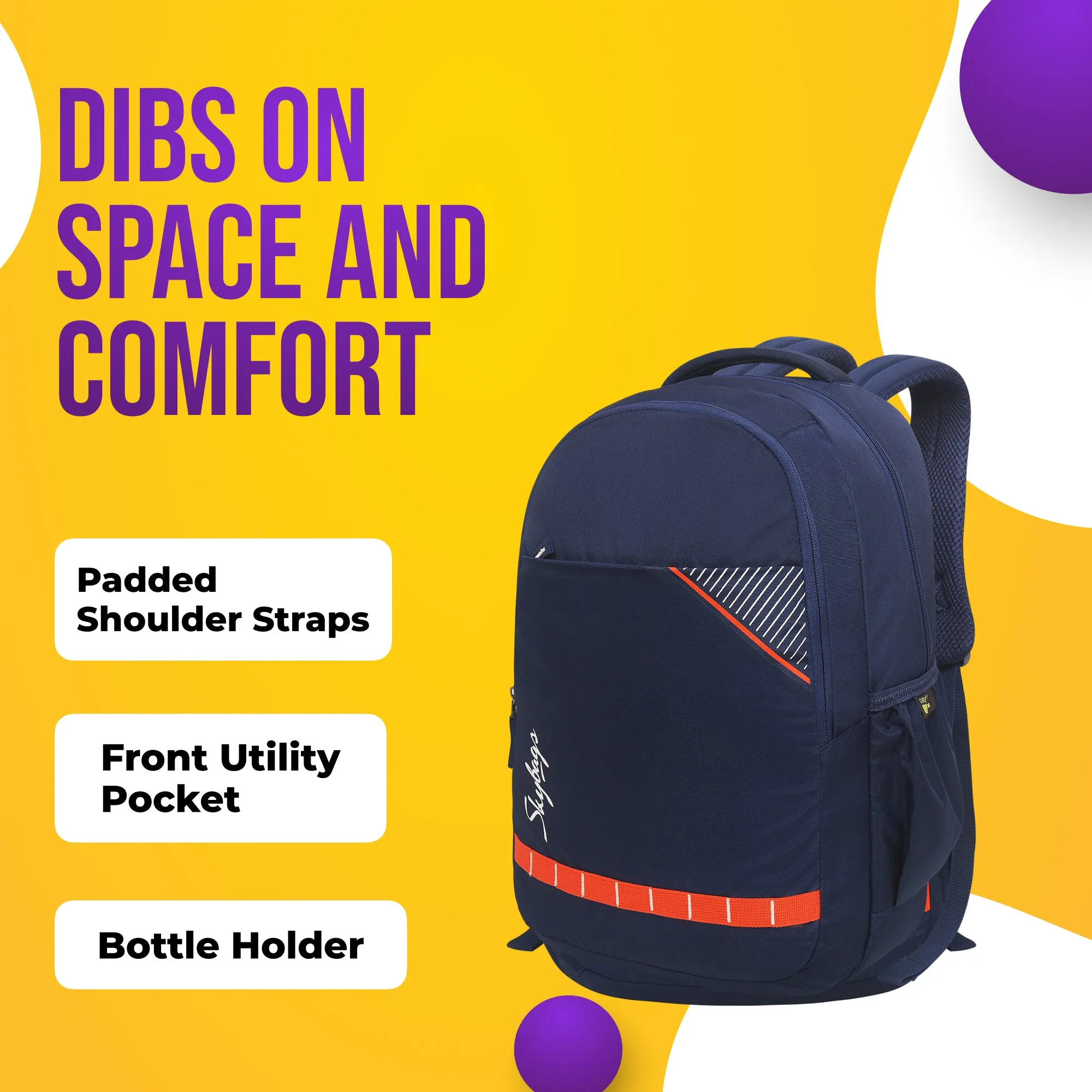 Skybags Xeno 01  Laptop Backpack (E) Blue