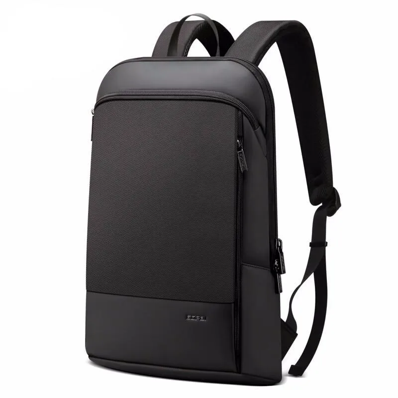 Slim Laptop Backpack Men 15.6 inch Office Work Men Backpack Business Bag Unisex Black Ultralight Backpack Thin Back Pack