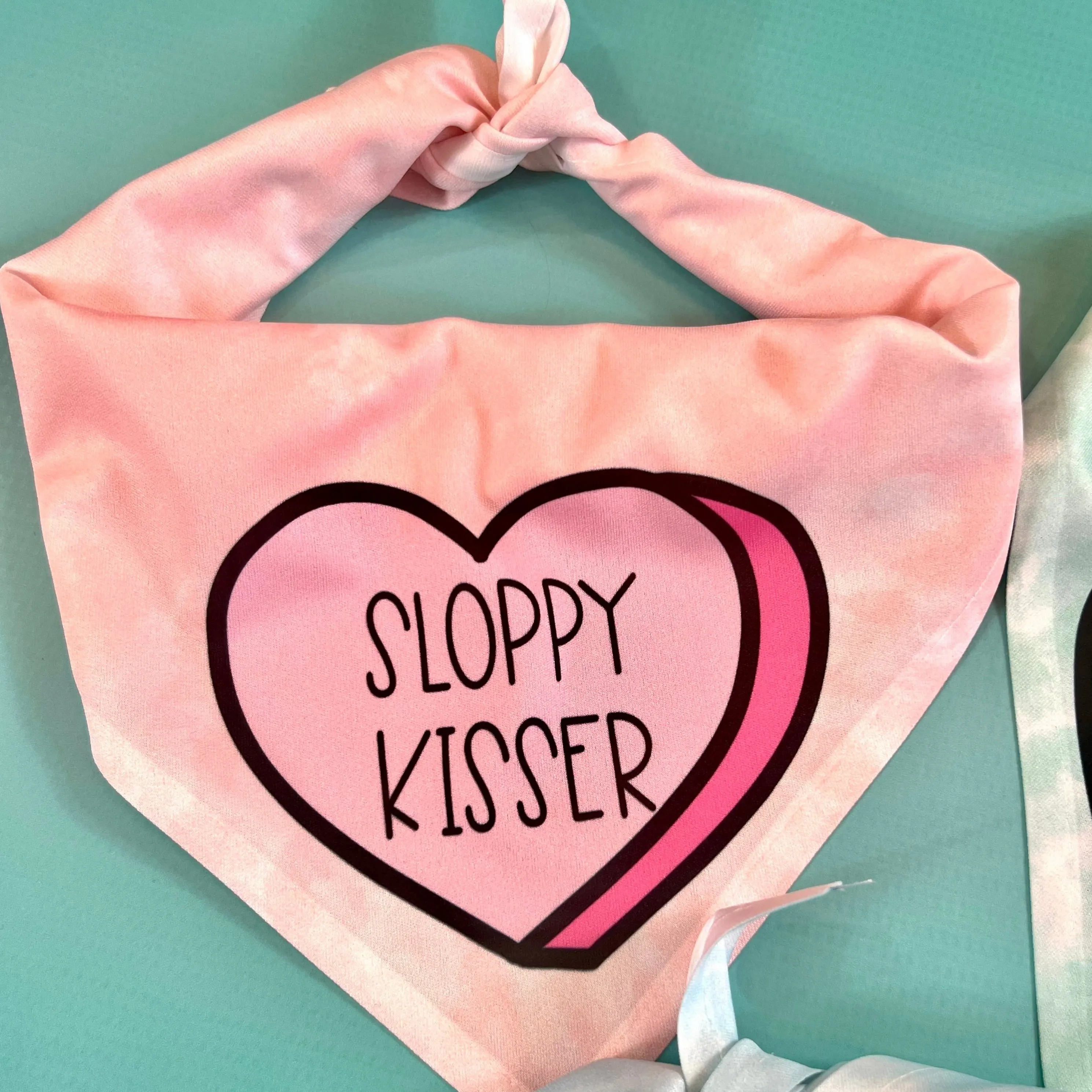 Sloppy Kisser | Convo Hearts Bandana
