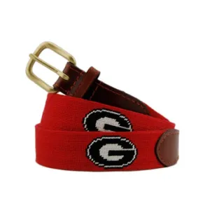 SMATHERS & BRANSON UNIVERSITY OF GEORGIA NEEDLEPOINT BELT
