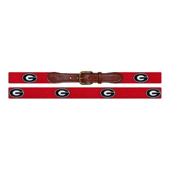 SMATHERS & BRANSON UNIVERSITY OF GEORGIA NEEDLEPOINT BELT