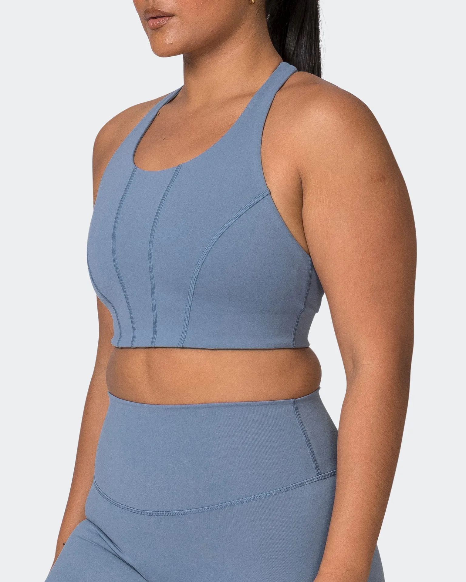 Snatched Bra - Stone Blue