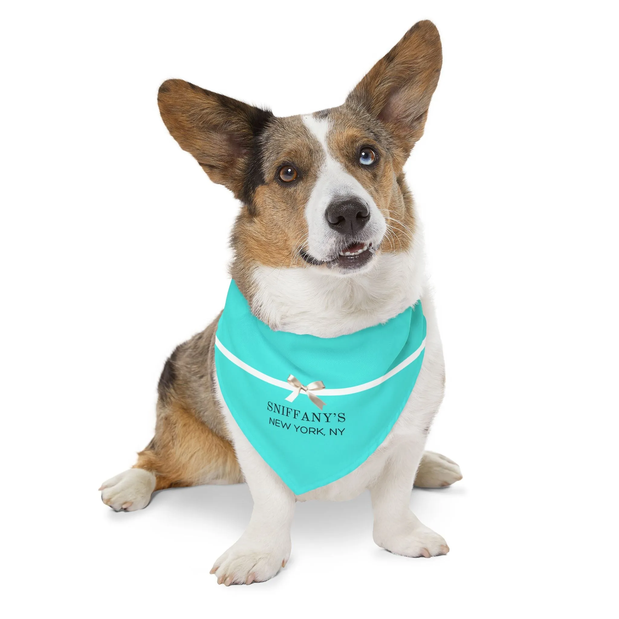 Sniffany's Faux-Designer Pet Bandana Collar