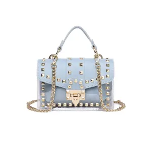 So Riveting Handbag in Blue