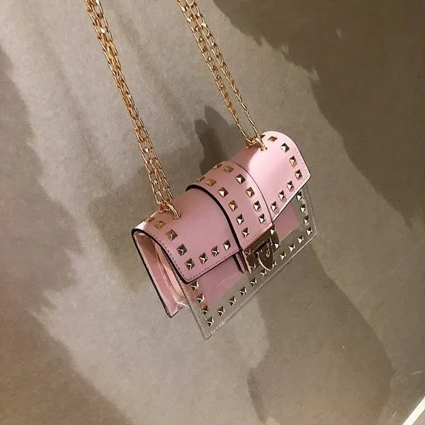So Riveting Handbag in Pink