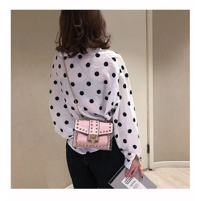 So Riveting Handbag in Pink