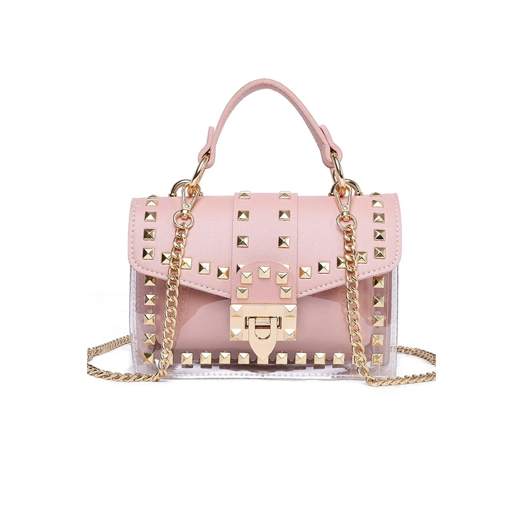 So Riveting Handbag in Pink