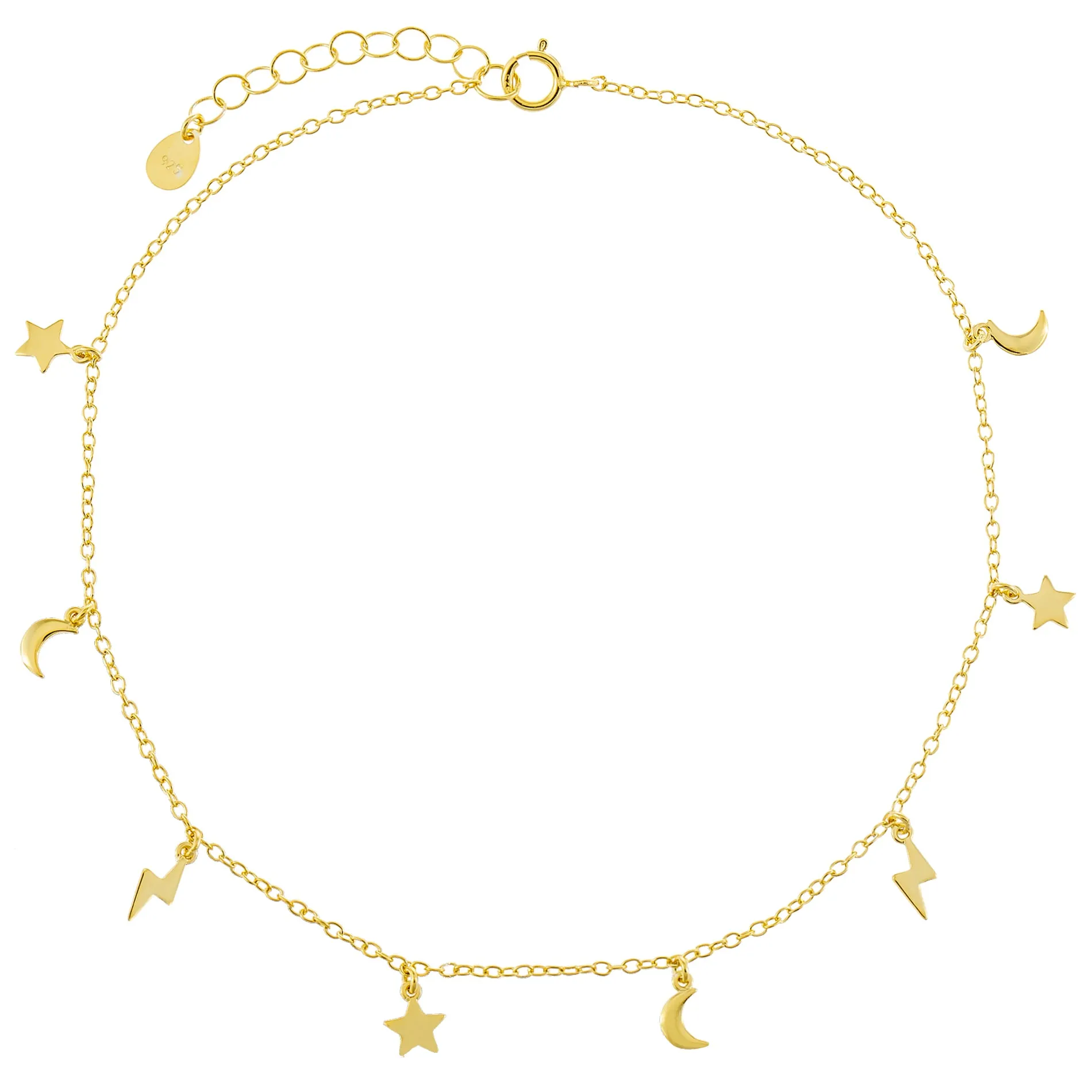 Solid Celestial Anklet
