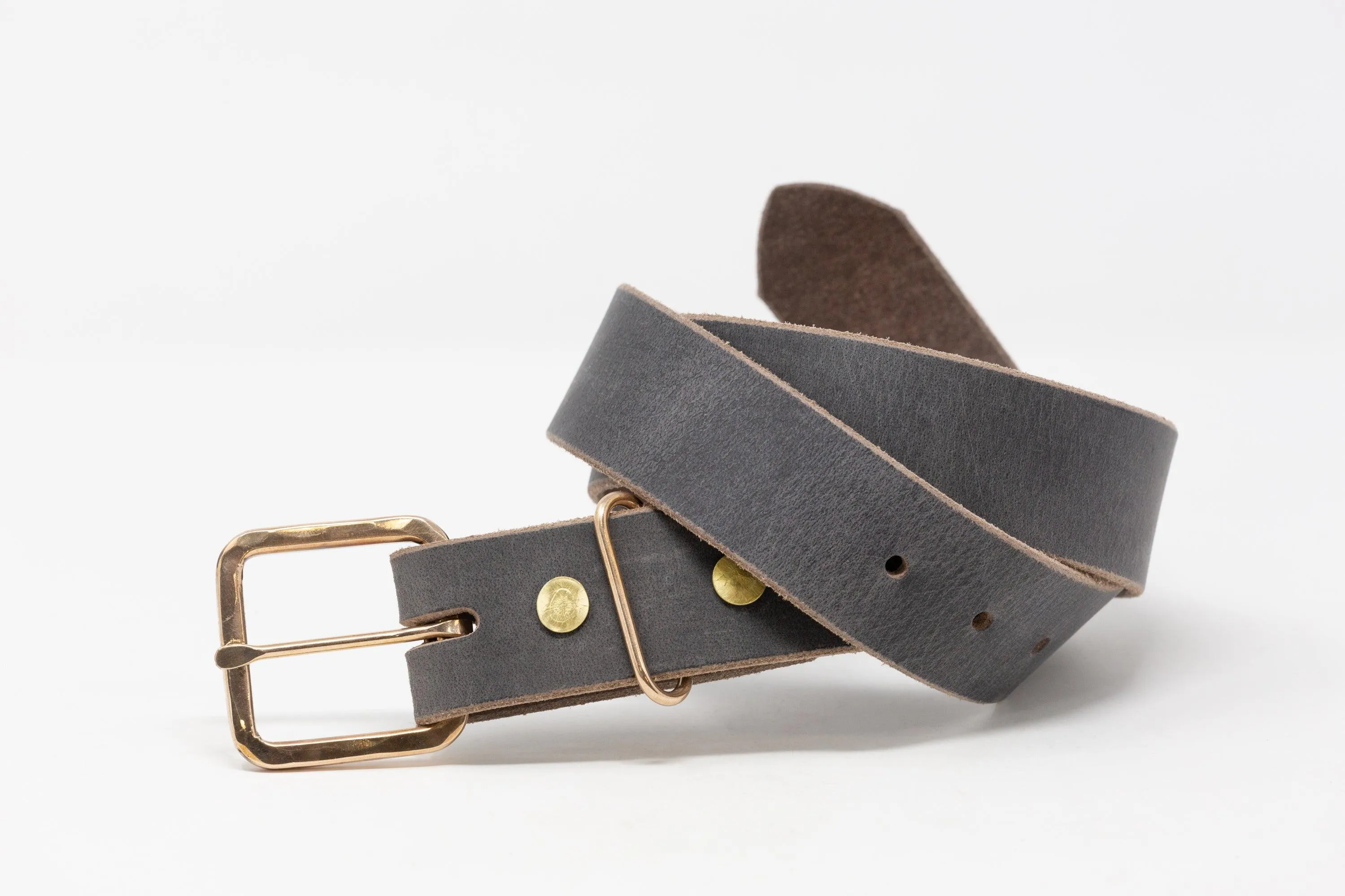 Square Rustic Bronze Buckle Belts