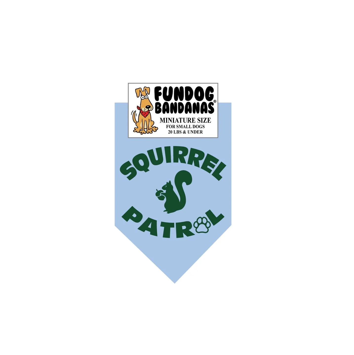 Squirrel Patrol Bandana-Made in USA