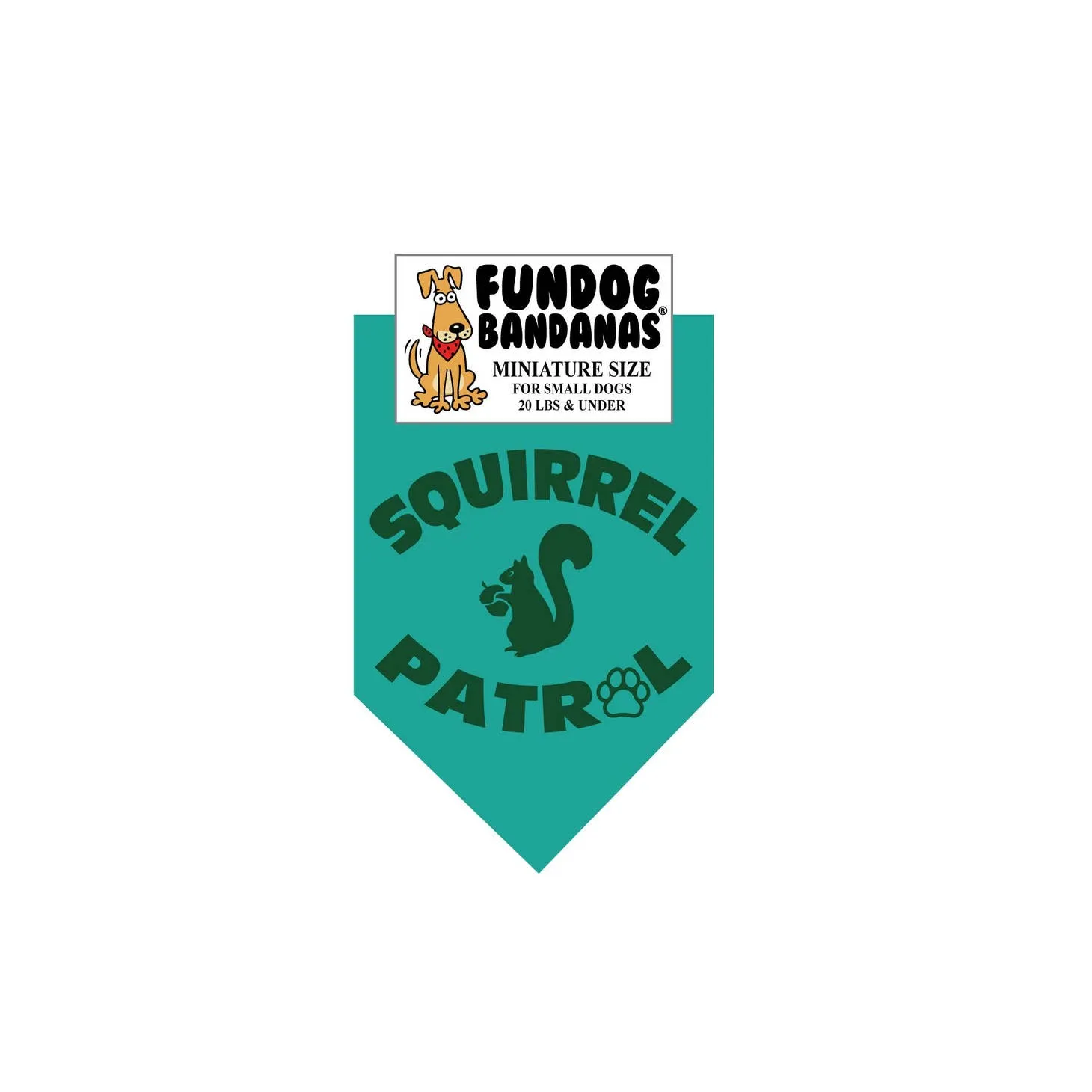 Squirrel Patrol Bandana-Made in USA