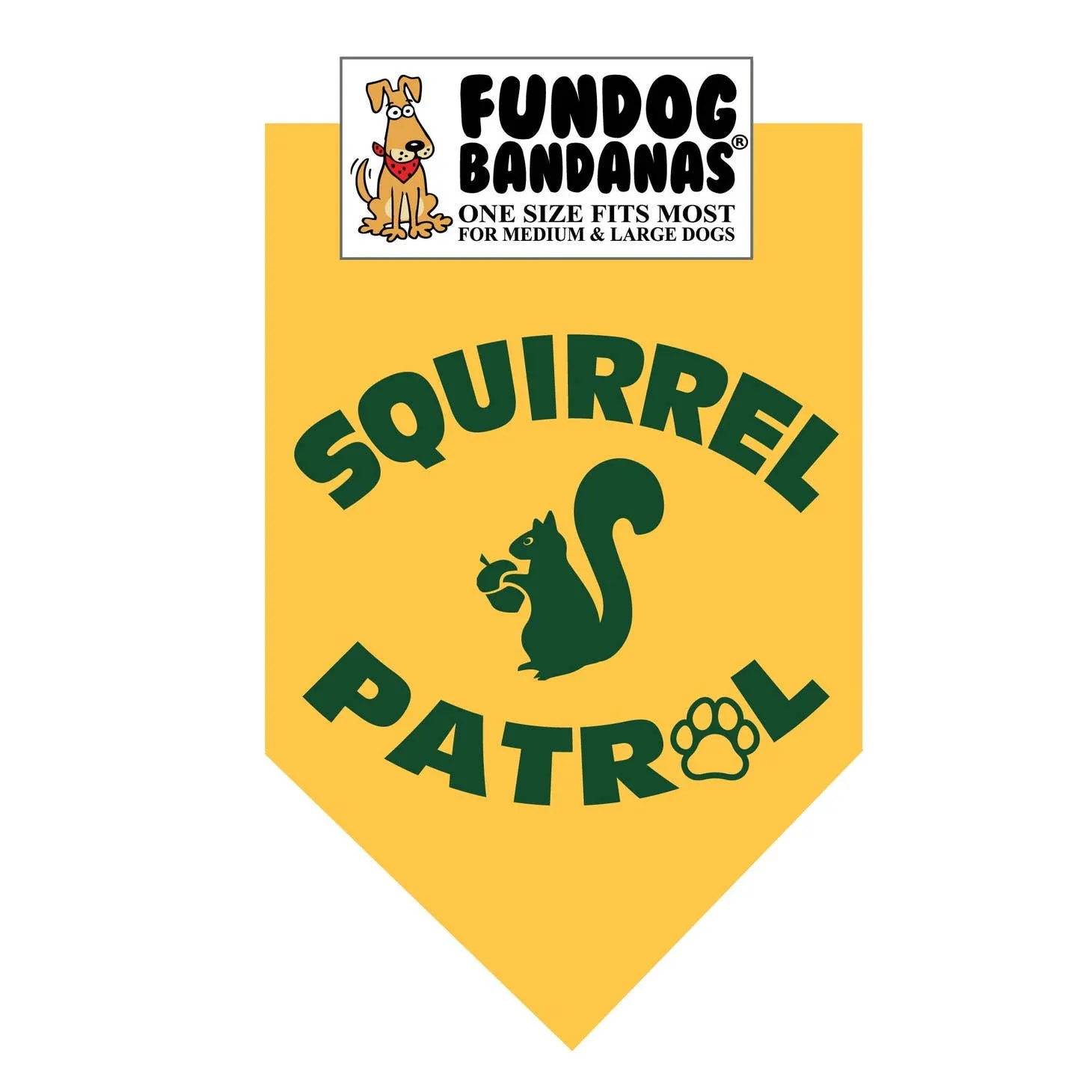Squirrel Patrol Bandana-Made in USA