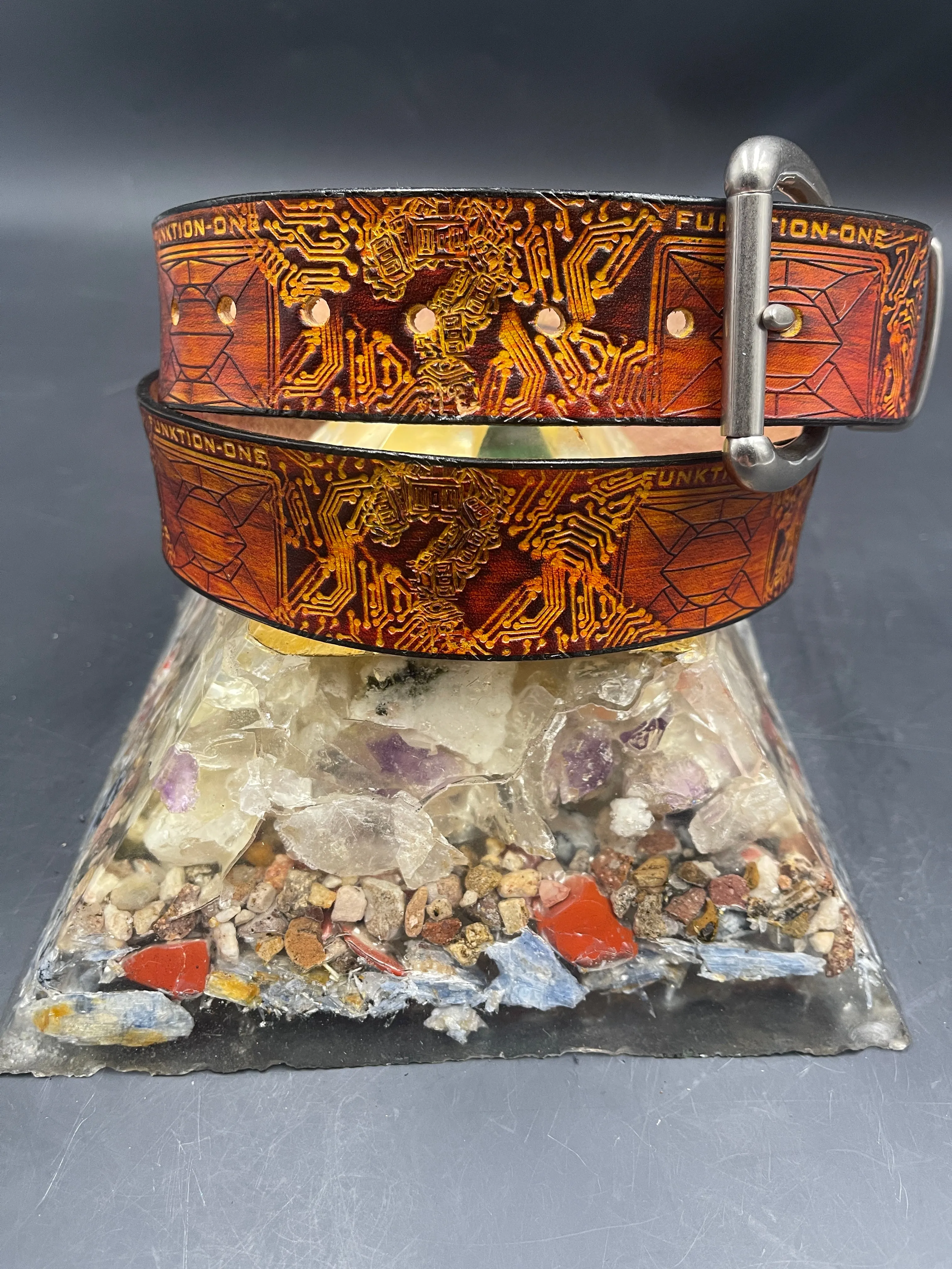 Stamped Leather Belt - Tipper 1.0