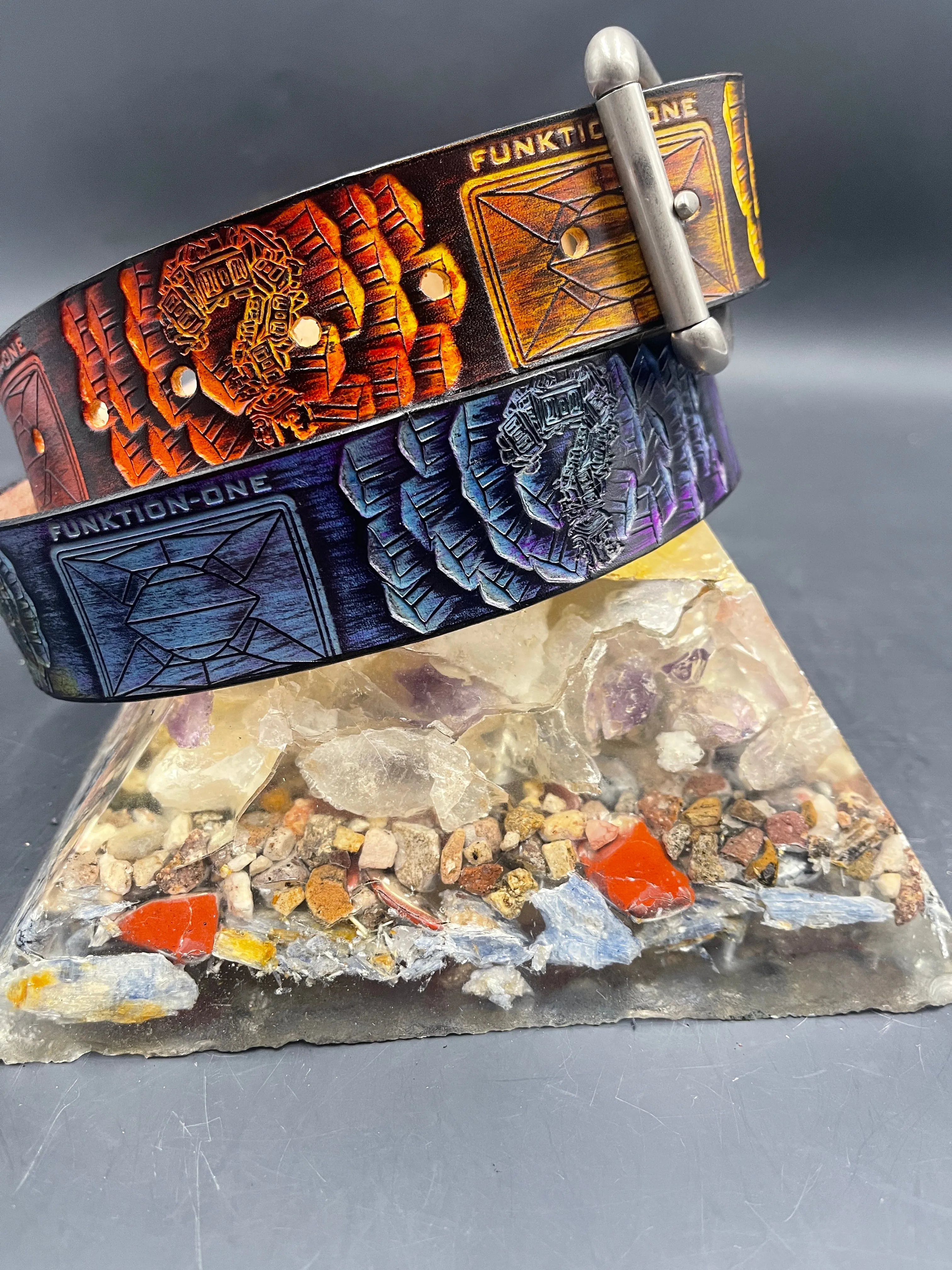 Stamped Leather Belt - Tipper 1.0